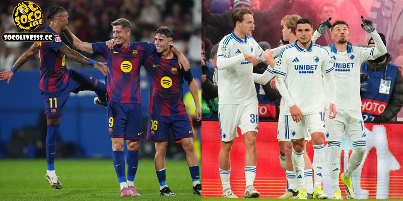 Barcelona đang thể hiện sức mạnh áp đảo trước cuộc tiếp đón FC Copenhagen